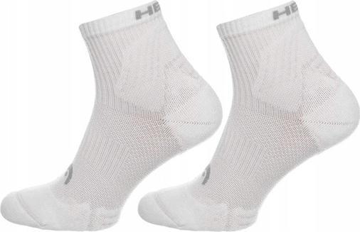 Immagine prodotto Head Calzini unisex da adulto Match Quarter (confezione da 2), bianco, 39/42 (39 - 42)
