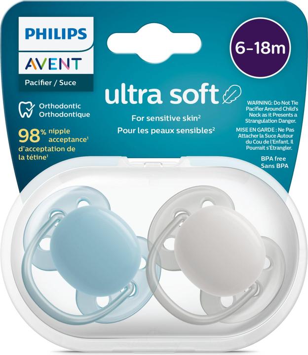 Actual product image Philips Avent Ultra soft (2 x, 6 - 18 M.)