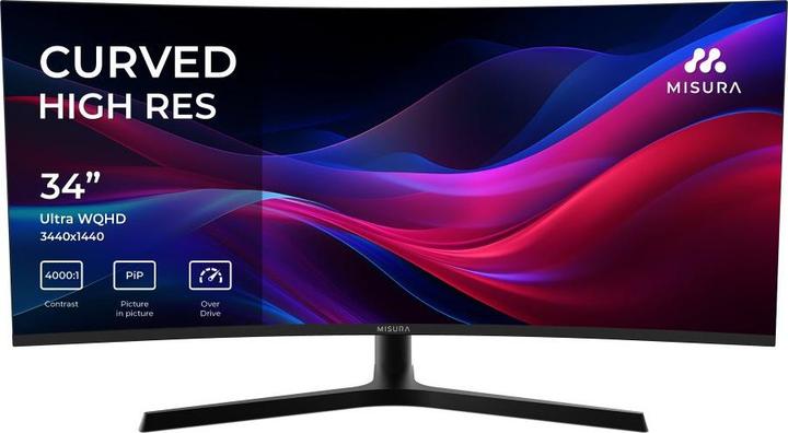 Misura Monitor ad alta risoluzione 34" - 165 Hz CURVO (3440 x 1440 pixel, 34")