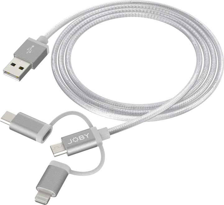 Joby ChargeSync Cable3-in-1 1.2M GR (1.20 m, USB 2.0, 12 W)
