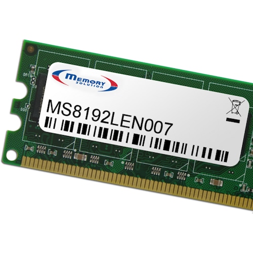 Memorysolution 8GB Lenovo ThinkStation P900 (Lenovo ThinkStation P900 (30A4)), RAM Modellspezifisch, Schwarz, Grün, Gold