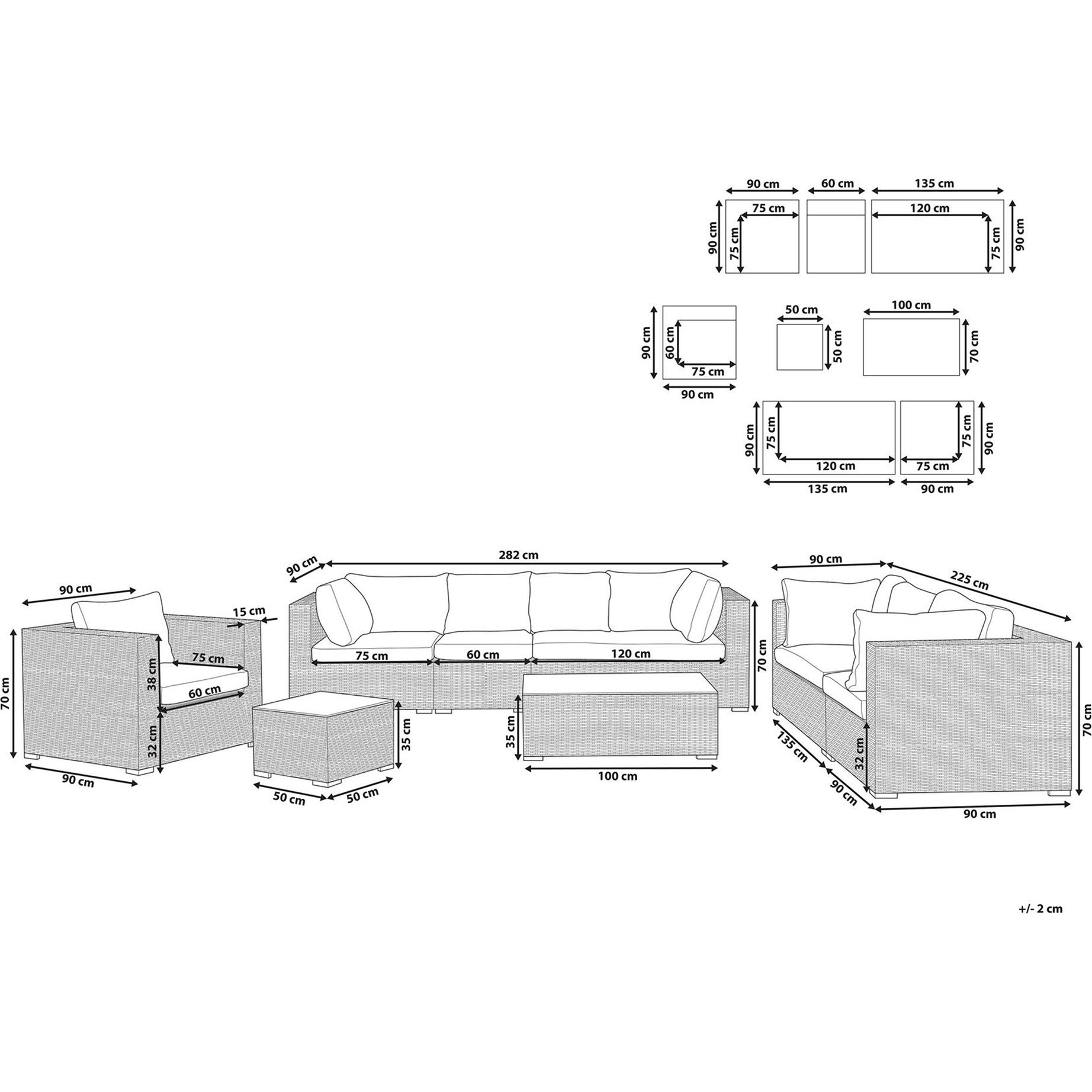 Thumbnail - Beliani, Gartenlounge, Maestro