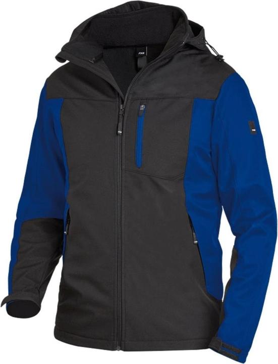Actual product image FHB Softshell jacket JANNIK size L royal/black (L)