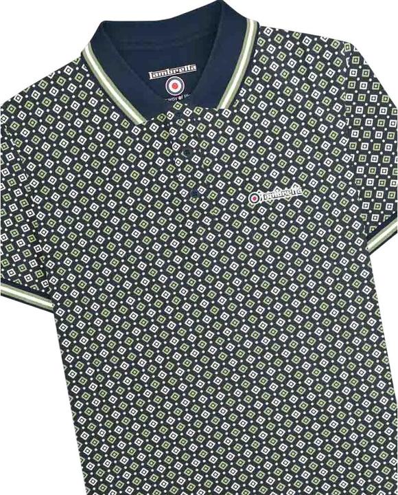 Produktbild Lambretta Poloshirt Gross und Hoch (4XL)