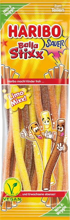 Actual product image Haribo Balla Stixx Limo Mixx sour veggie 175g (1 pcs., 175 g)