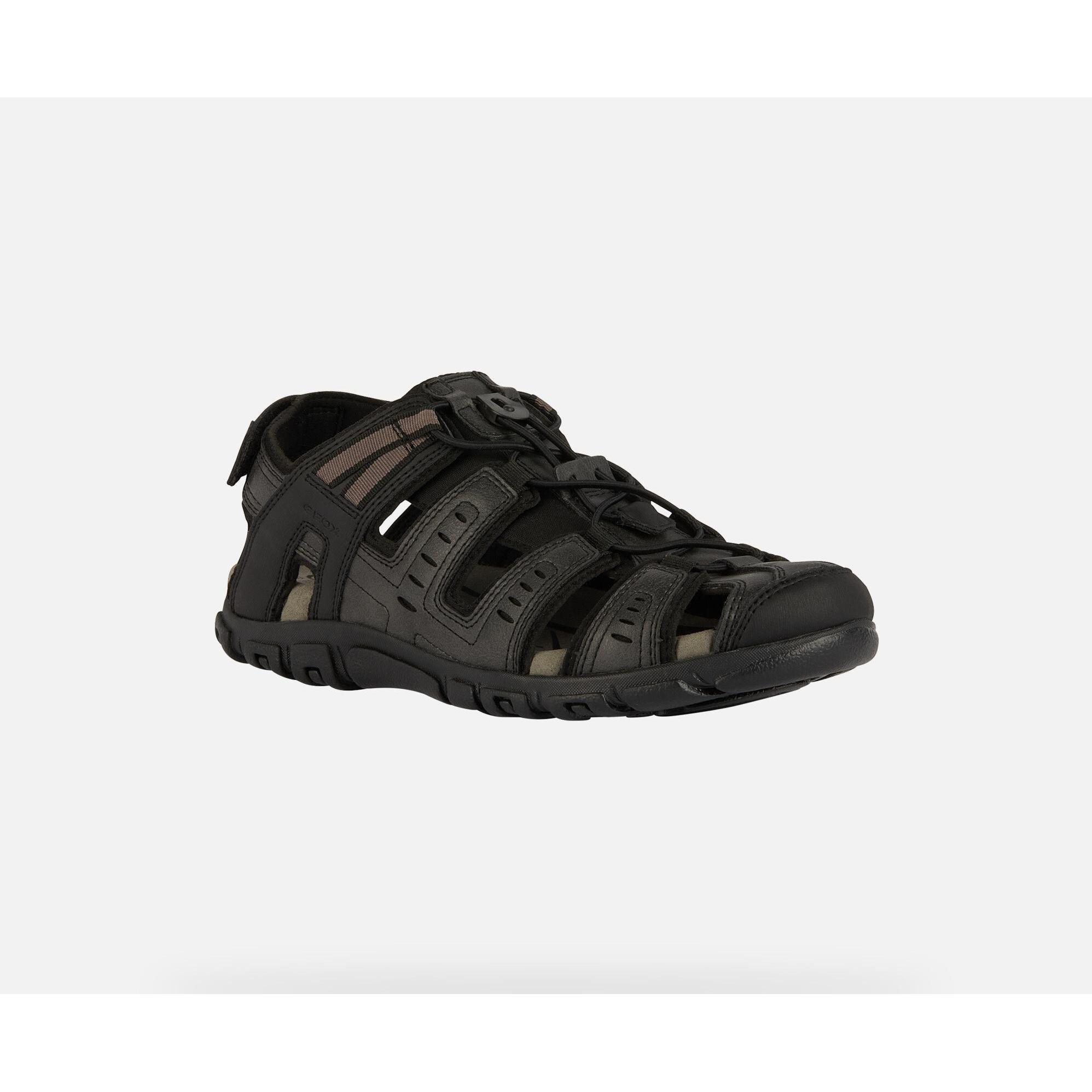Thumbnail - Geox, Herren, Sandalen, U S.Sandal Strada C - 62091, Schwarz, (44)