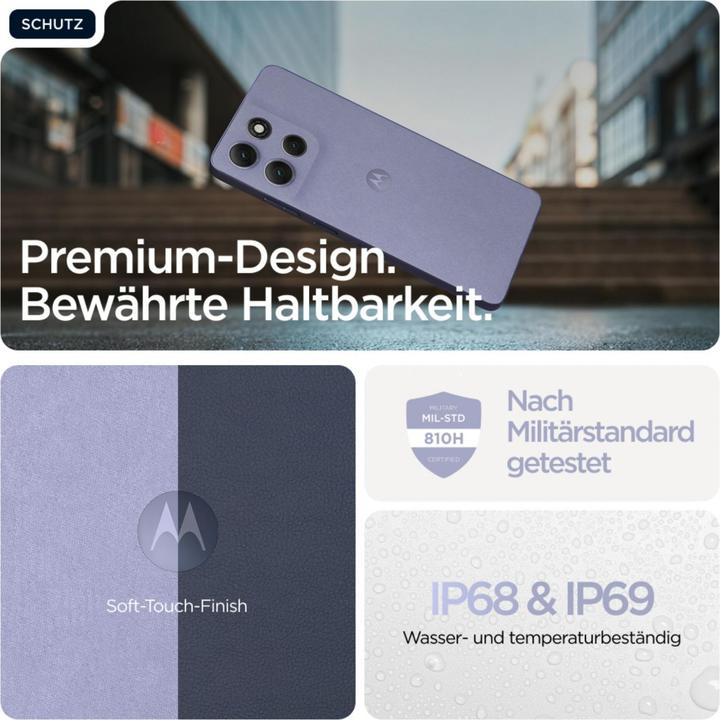 Actual product image Motorola Moto G86 (256 GB, Cosmic Sky, Lilac, 6.67", Dual SIM, 5G)
