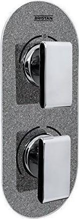 Productafbeelding Bristan Glimmerndes Metall-Pivot 2 Versteckte Doppelkontrolle Ventil und Umlenker