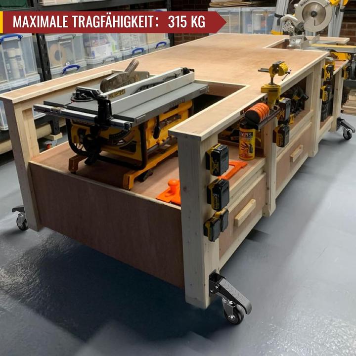 Produktbild Holkie Schwerlastrollen-Set (315 kg)