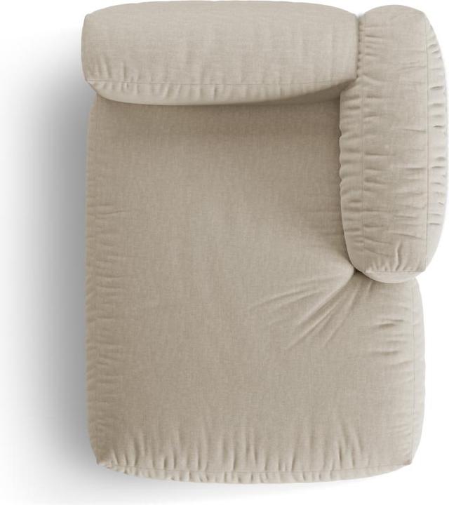 Image du produit Micadoni Chaise longue modulable droite, "Martina", 1 Place, 176x123x75 Fabriqué en Europe (Recamière)