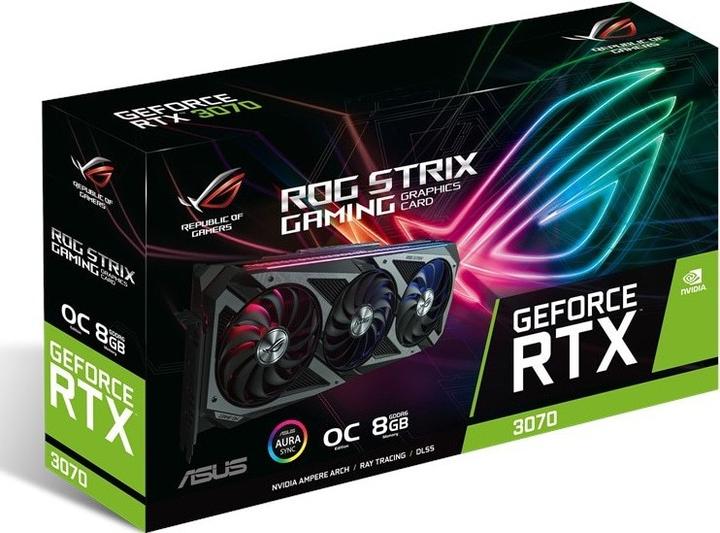 Produktbild ASUS GeForce ROG STRIX RTX 3070 O8G-GAMING (8 GB)