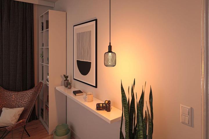 Actual product image Paulmann Metallic glow cylinder (E27, 130 lm, 1x)