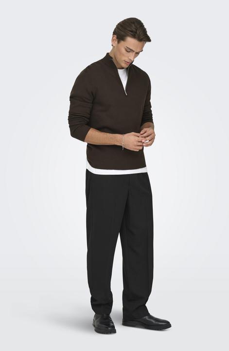 Produktbild Only & Sons Onscooper Half Zip High Neck Knit Noos (M)