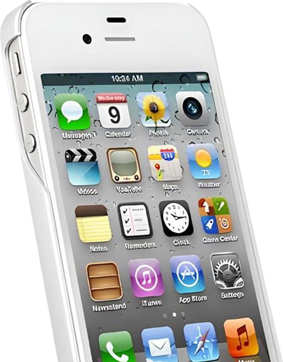 Produktbild Moshi iGlaze Hardcase für iPhone 4/4S Titanium (Apple iPhone 4, Apple iPhone 4s)