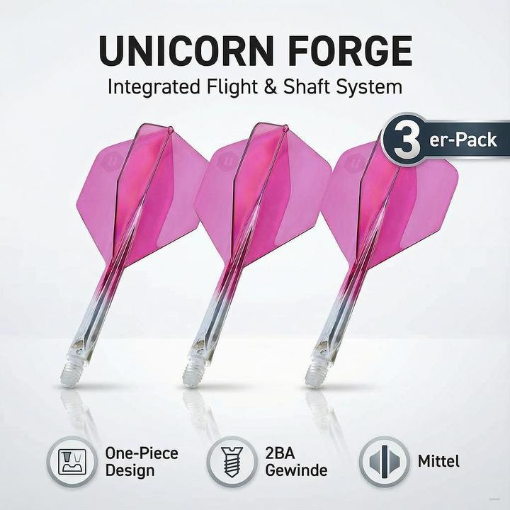 Produktbild Unicorn Forge All-In-One Flight & Shaft (M (45 mm))