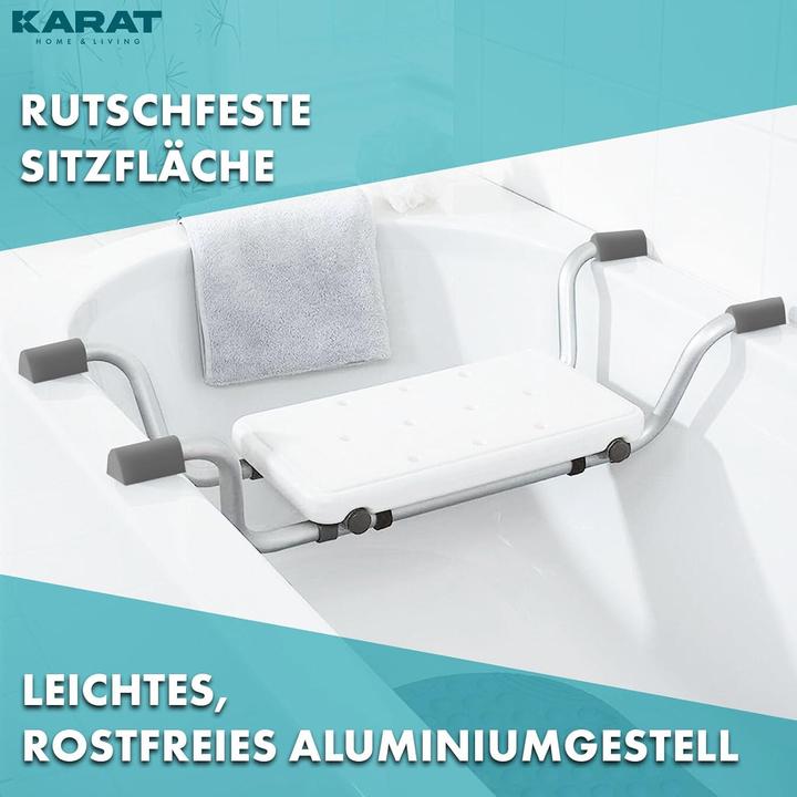 Produktbild Karat Badewannensitz Levi, verstellbar 78-86 cm (100 kg)