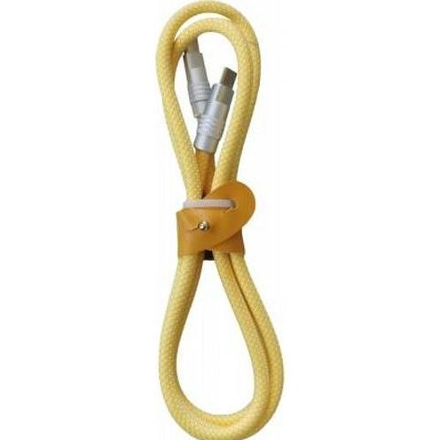 Yello koko Verstärktes Kabel USB C / USB C Modell Biggy 1m Umkehrbarer Stecker (1 m), USB Kabel