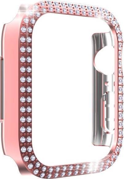 Actual product image MU Style Bling Series Bumper Hardcase with Glitter Stones