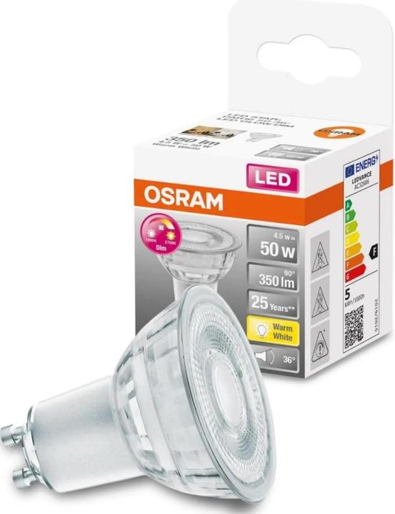 Produktbild Osram Reflektor (GU10, 4.50 W, 350 lm, 1 x, F)