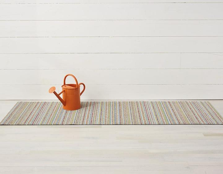 Actual product image Chilewich Doormat Skinny Stripe Soft Multi 61 cm x 91 cm (61 x 91 cm)