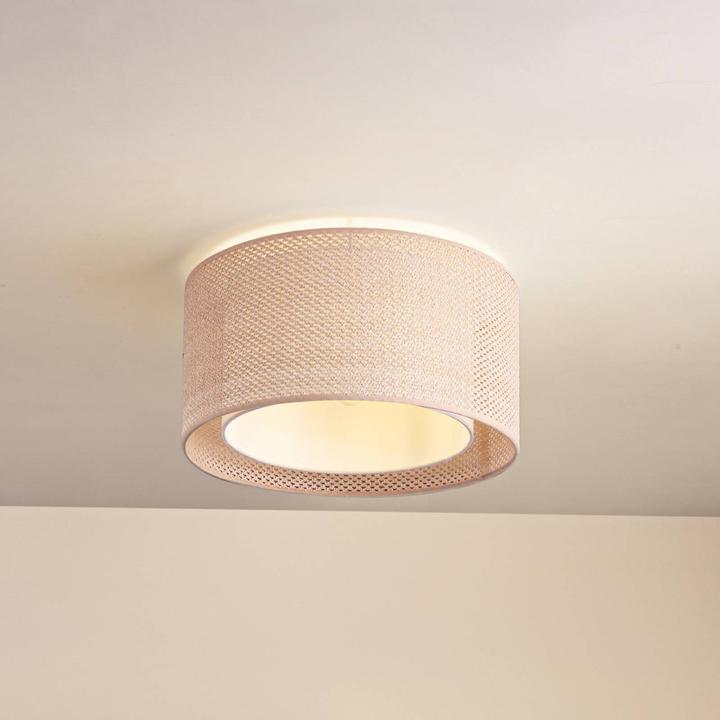 Actual product image Lindby Soula ceiling light fabric Ø 40 cm (E27)