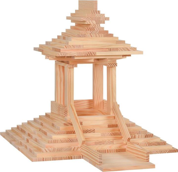 Produktbild Kapla - Blank - Constructiespeelgoed - Blauw Voorbeeldboek - 280 Plankjes