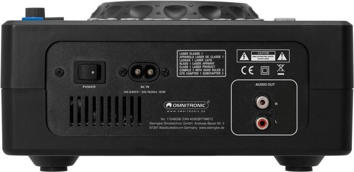 Produktbild Omnitronic XMT-1400 MK2 Tabletop-CD-Player