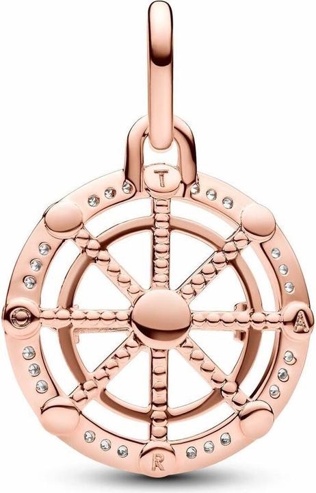 Immagine prodotto Pandora Ciondolo con cerniera e incisione Charm d'amore (Metallo, placcato oro rosa)