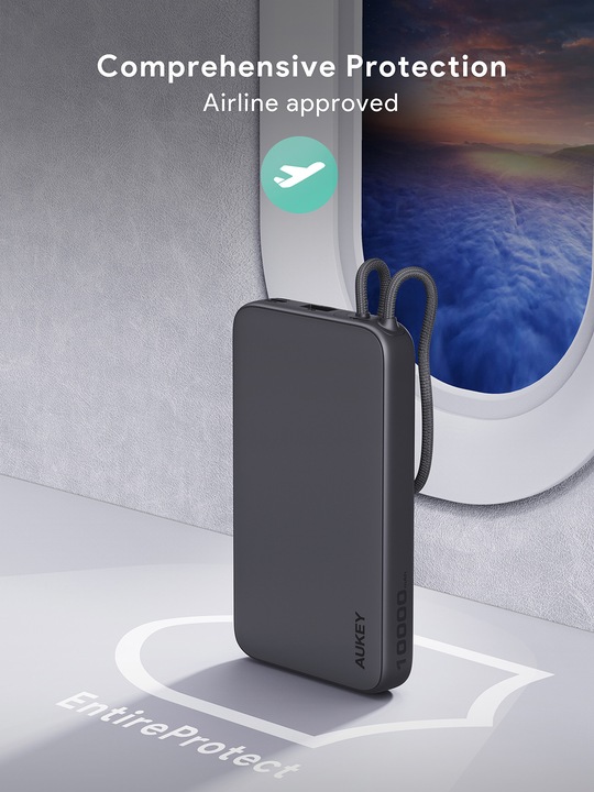 Actual product image Aukey Spark Sling (10000 mAh, 15 W, 38.50 Wh)