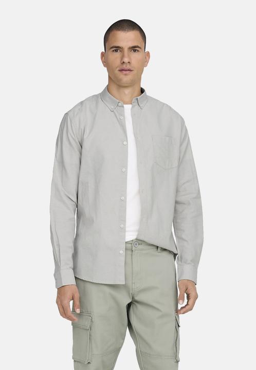 Produktbild Only & Sons Einfarbiges Langarmhemd (XL)