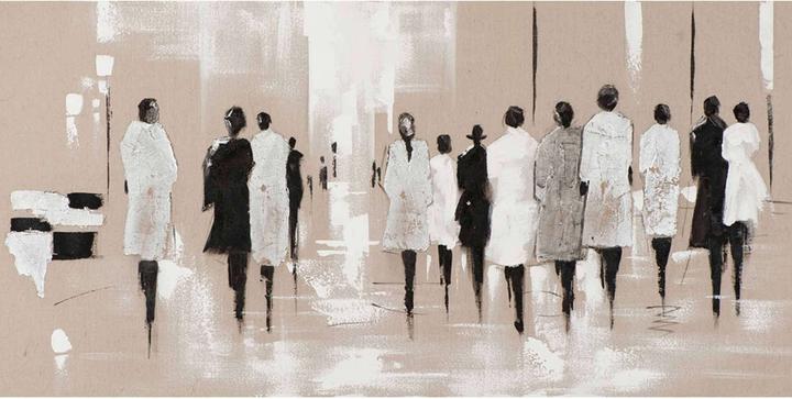 Image du produit Alldecor Image Black And White Figures (140 x 70 cm)