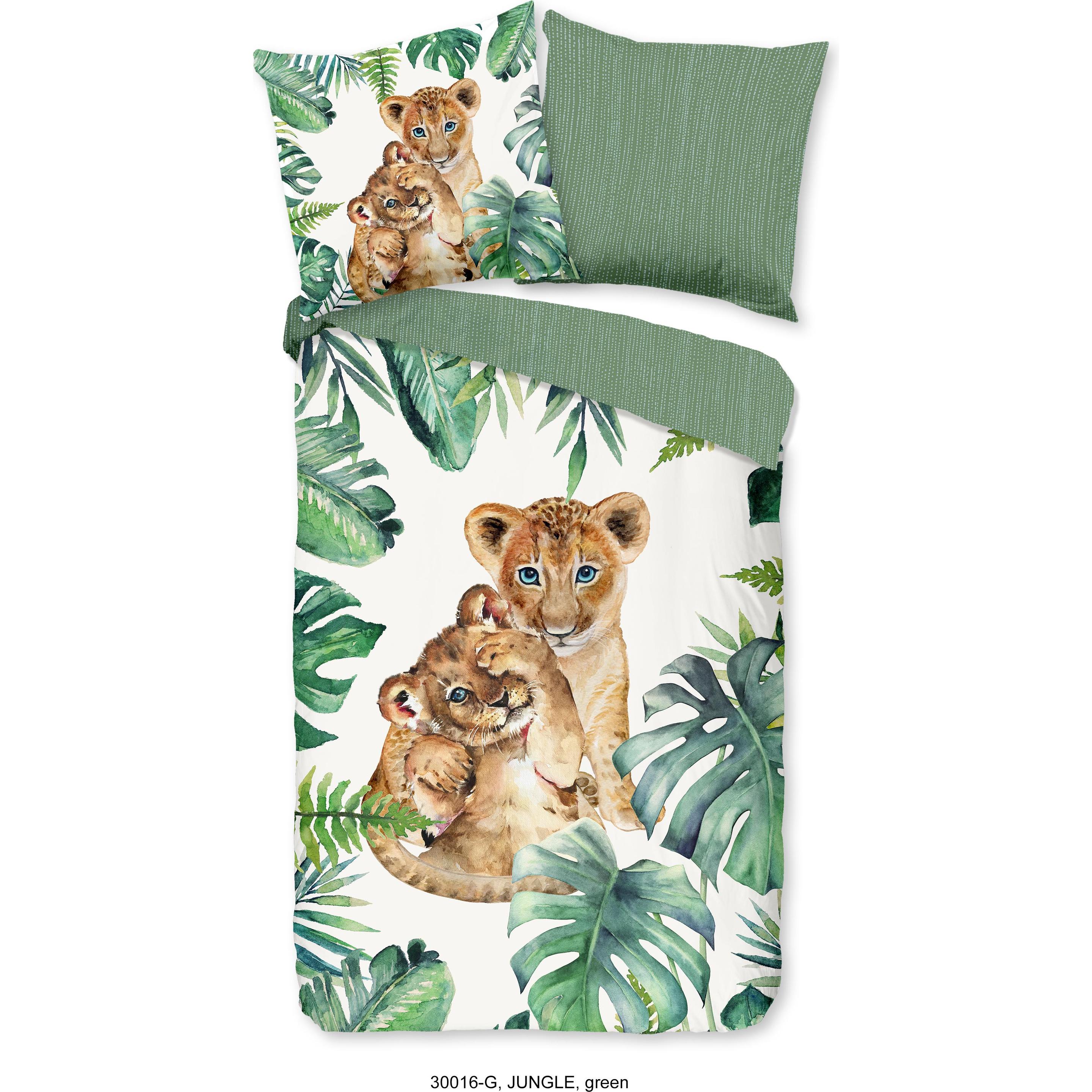 Good Morning, Bettwäsche, Jungle (Bettwäsche Set, 135 x 200 cm)