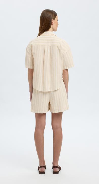 Immagine prodotto Selected Kurzarm Bluse aus Leinengemisch (38)