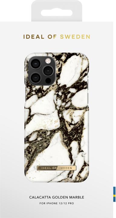 Image du produit iDeal Of Sweden Designer Hard-Cover Calacatta Golden Marble (Apple iPhone 12 Pro, Apple iPhone 12)
