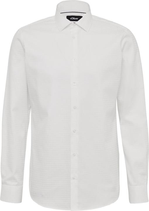 Immagine prodotto s.Oliver Hemd Tailored Fit: Jacquard-Hemd aus Baumwollstretch (38)