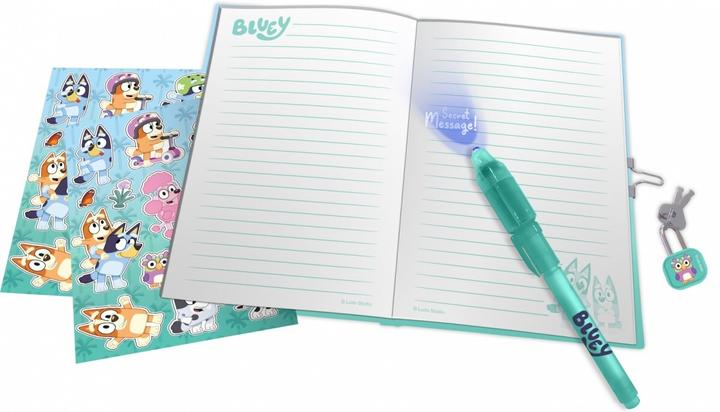 Image du produit Kids Licensing Bluey Set journal intime (23 x 22 cm, Blanc, Couverture souple)