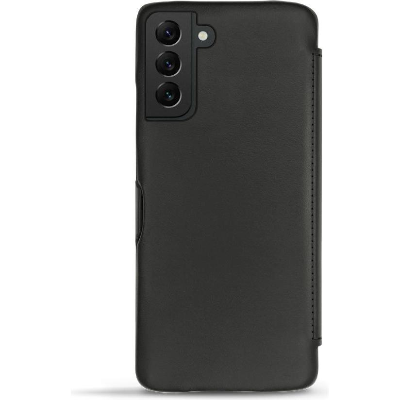 Thumbnail - Noreve Lederschutzhülle horizontal (Samsung Galaxy S22), Smartphone Hülle, Schwarz