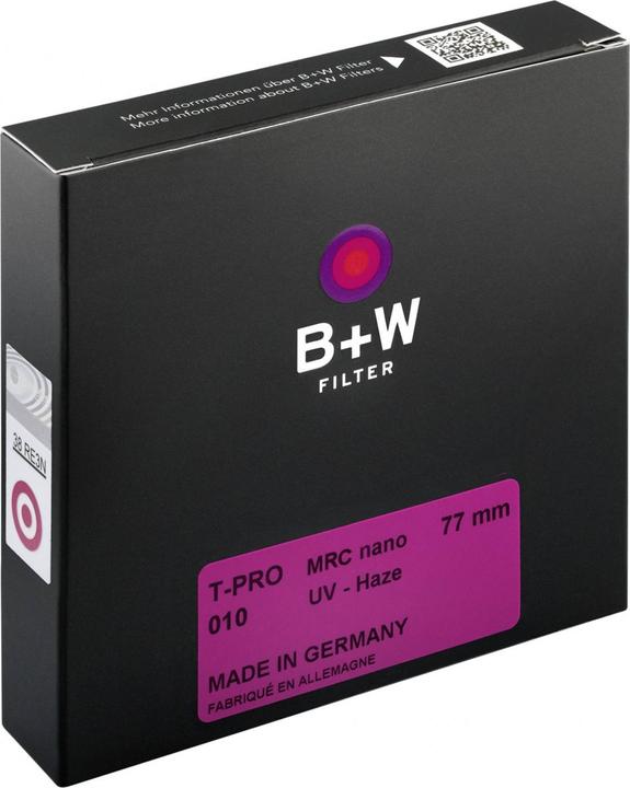 Actual product image B+W T-Pro 010 UV-haze MRC nano 77mm (77 mm, UV filter, Protection filter)