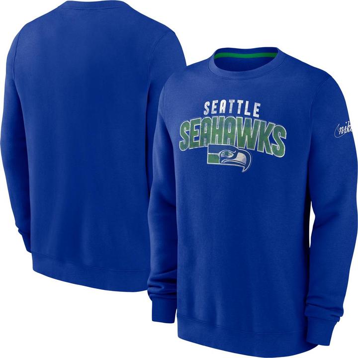 Produktbild Nike Seattle Seahawks Rewind Club Crew Fleece L (L)