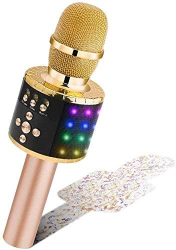 Bonaok Microfono per karaoke Bluetooth