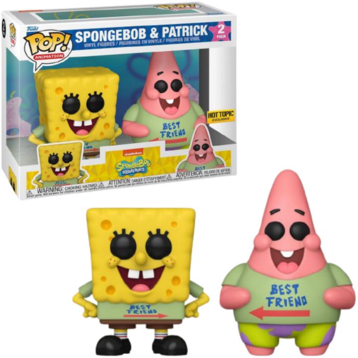 Funko POP! 2-Pack Bob l'Eponge - Spongebob & Patrick Best Friends