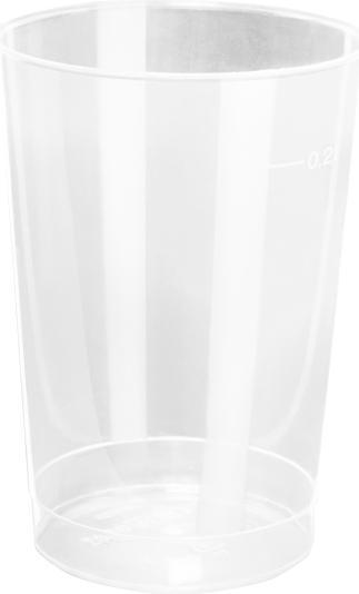 Actual product image Drinking glass 0.2 l PP (40x)
