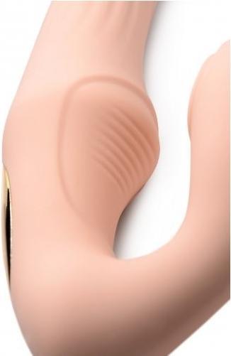 Actual product image XR Brands UPulse Vibrating Silicone Strapless Strapon