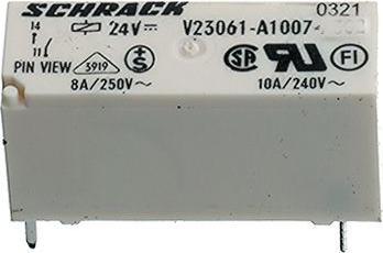 TE Connectivity Print-Leistungsrelais V23061 1 Schliesser 8A DC 24V 2.27kOhm
