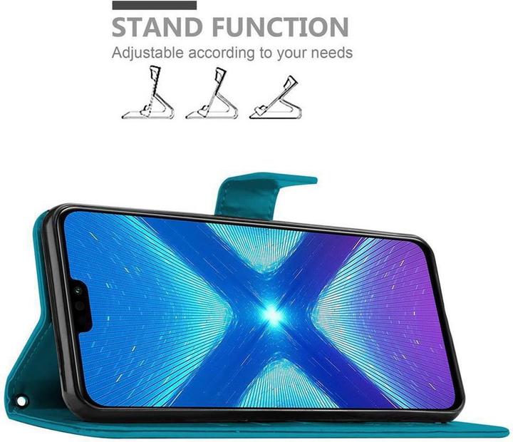 Actual product image Cadorabo Flower Book Cover (Honor 8X)