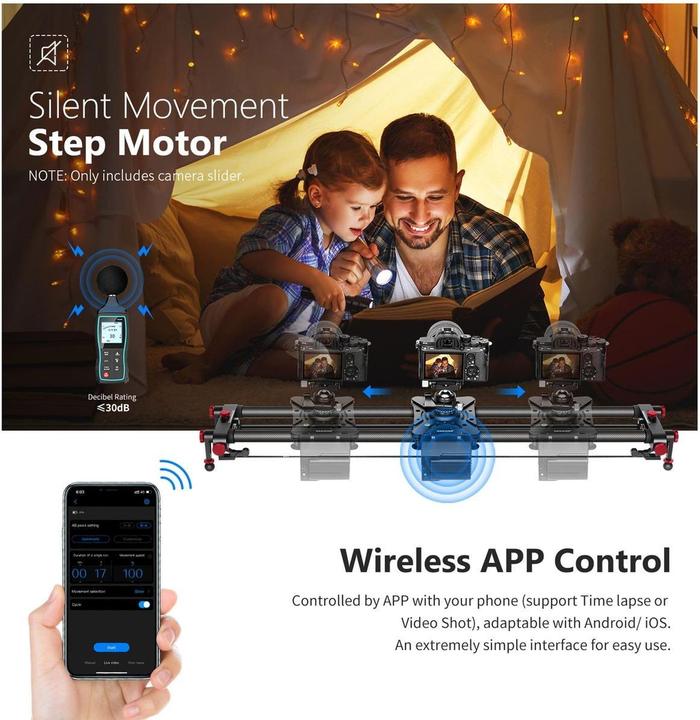 Produktbild Neewer Electric Slider 80 cm (Metall)