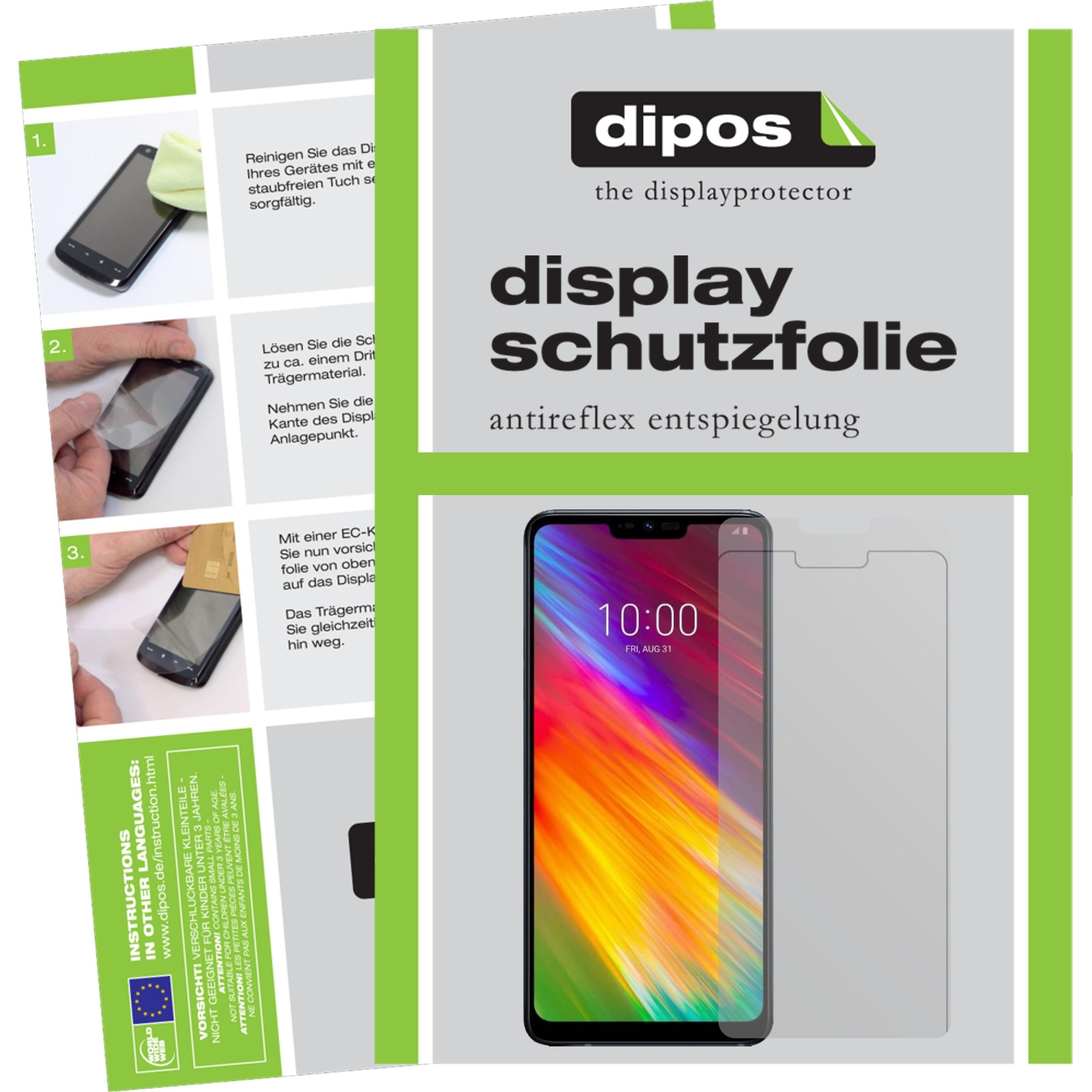Dipos Displayschutzfolie Antireflex (5 Stück, LG G7 Fit), Smartphone Schutzfolie, Transparent