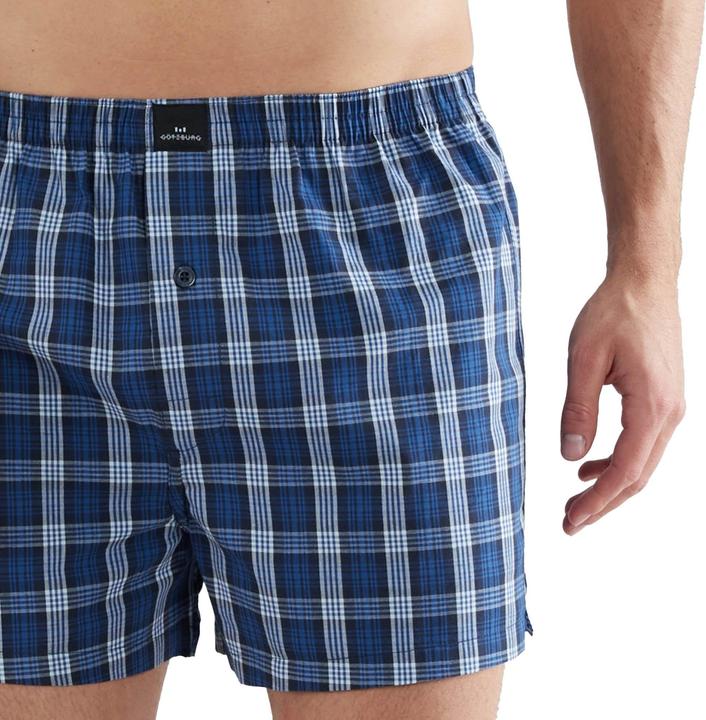 Produktbild Götzburg Web-Boxershorts Casual Locker sitzend (XXL, 2er Pack)