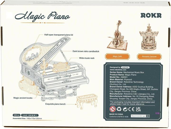 Immagine prodotto Rokr AMK81 - Pianoforte magico