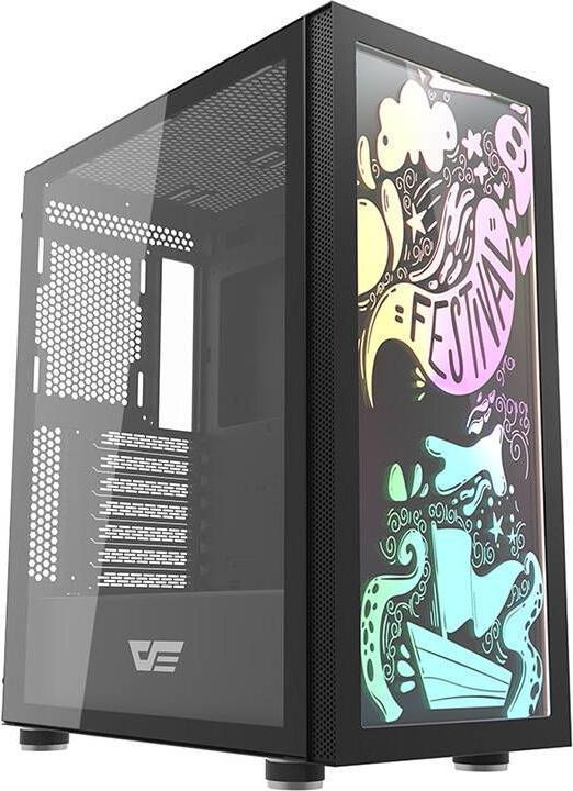 Immagine prodotto Darkflash Tech DK210 Graffiti (ATX, E-ATX, mATX, Mini-ITX)
